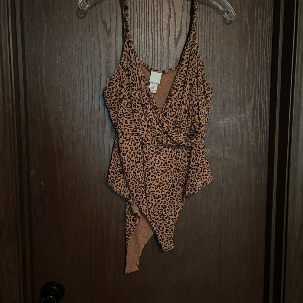 Leopard Print Bodysuit